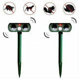 Animal Pest Repeller Solar Infrared Ultrasonic Outdoor 2025 - Tophatter Daily Deals