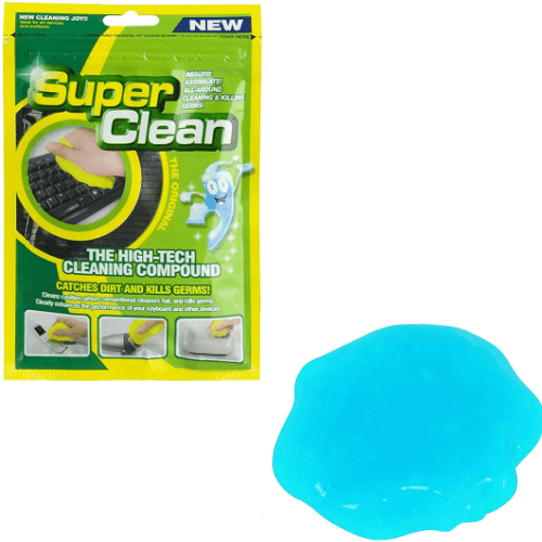 Cleaning Gel for Keyboard - Super Clean Keyboard Cleaner Dust Dirt Remover Car NEW Magic Gel Blue Apparel & Accessories - Tophatter Daily Deals