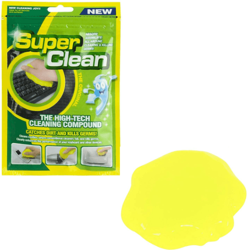Cleaning Gel for Keyboard - Super Clean Keyboard Cleaner Dust Dirt Remover Car NEW Magic Gel Yellow Apparel & Accessories - Tophatter Daily Deals