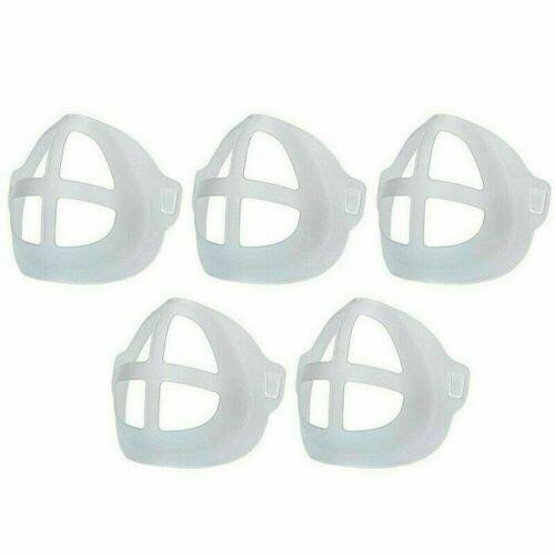 Face Mask Bracket - Lipstick Protector,Mask Bracket, Face Guard, 3D Mask Bracket, Mask Holder, Face Mask Bracket, Silicone Bracket Inner Support Frame 5 PCS Face Bracket Personal Care - Tophatter Daily Deals