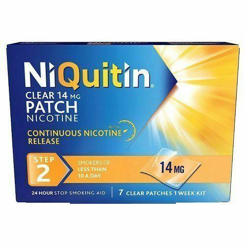 Niquitin Patches Step 1 - NiQuitin 21mg Clear 24 Hour 7 Patches Stop Smoking Aid 1 Week Patch 2 Health Care - Tophatter Daily Deals
