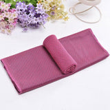 Cooling Towel for Neck - Microfibre Ice Towel, Soft Breathable Chilly Towel for Yoga, Golf, Gym, Camping, Running, Workout &amp; More Red Without Bottle Sports - Tophatter Daily Deals