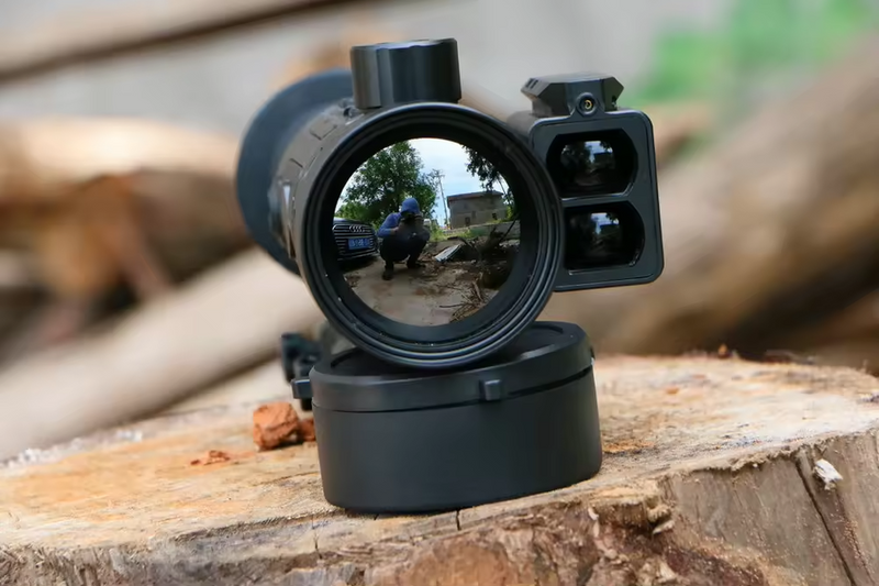 DTS RM03-50LRF Thermal vision monocular Rechargeable Digital Night Vision. - Tophatter Daily Deals