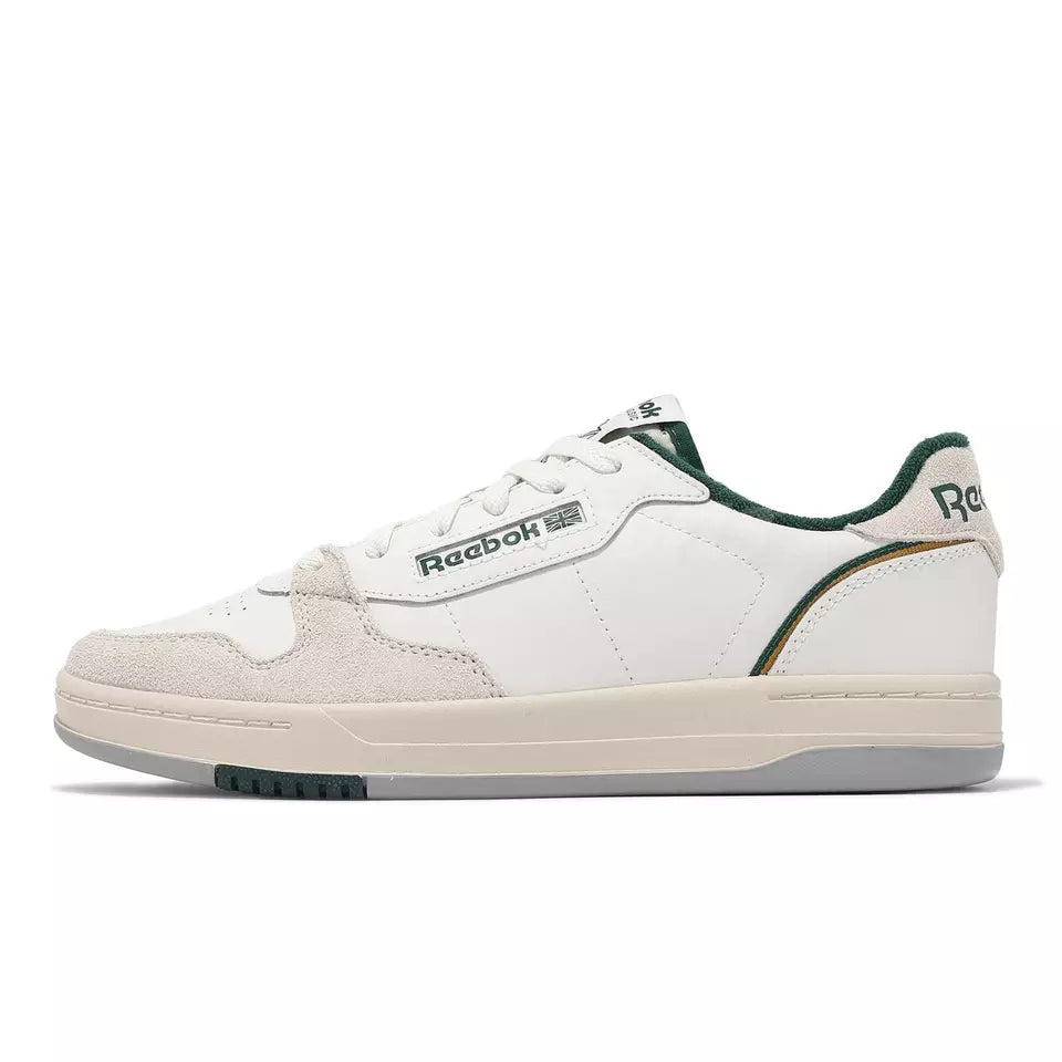 Reebok Men's Phase Court Shoes - Chalk/Papwht/Drkgrn Chalk Papwht Drkgrn Footwear - Tophatter Daily Deals