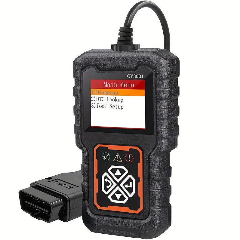 OBD2 Scanner with Colour Screen - Read and Clear Codes, Live Data and I/M Readiness Automotive - Tophatter Daily Deals