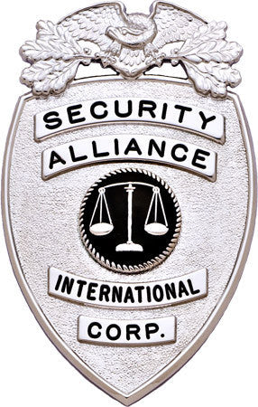 S114 - Custom Engraved Badge - Tophatter's Weapons'N'Deals maxarmory - Tophatter Daily Deals