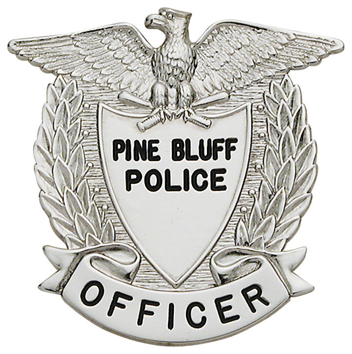 S128 - Custom Engraved Badge - Tophatter's Weapons'N'Deals Eagle Top - Tophatter Daily Deals