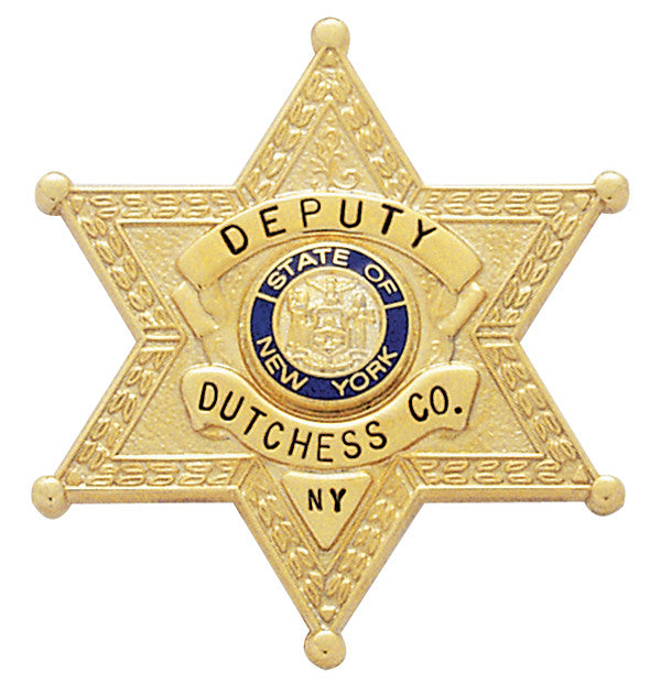 S12 - Custom Engraved Badge - Tophatter's Weapons'N'Deals 6 Point Stars - Tophatter Daily Deals