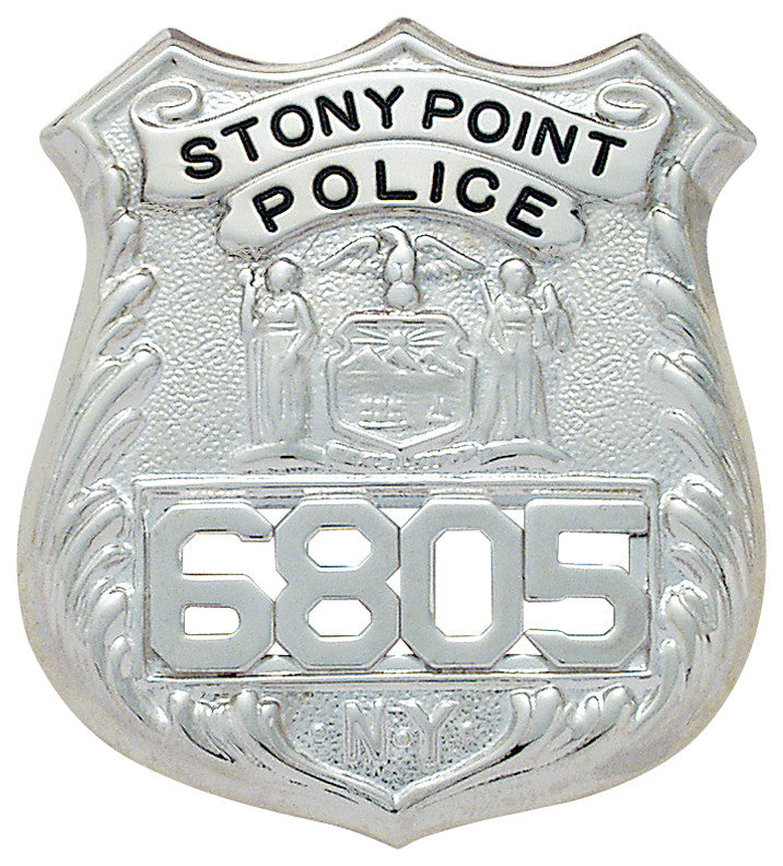 S135 - Custom Engraved Badge - Tophatter's Weapons'N'Deals Shield Style - Tophatter Daily Deals