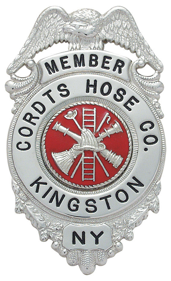 S146 - Custom Engraved Badge - Tophatter's Weapons'N'Deals Eagle Top - Tophatter Daily Deals