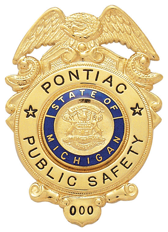 S149 - Custom Engraved Badge - Tophatter's Weapons'N'Deals Eagle Top - Tophatter Daily Deals