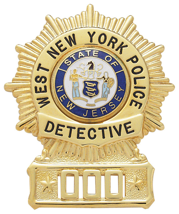 S152 - Custom Engraved Badge - Tophatter's Weapons'N'Deals Sunburst - Tophatter Daily Deals