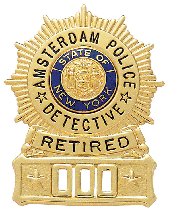 S154 - Custom Engraved Badge - Tophatter's Weapons'N'Deals Sunburst - Tophatter Daily Deals