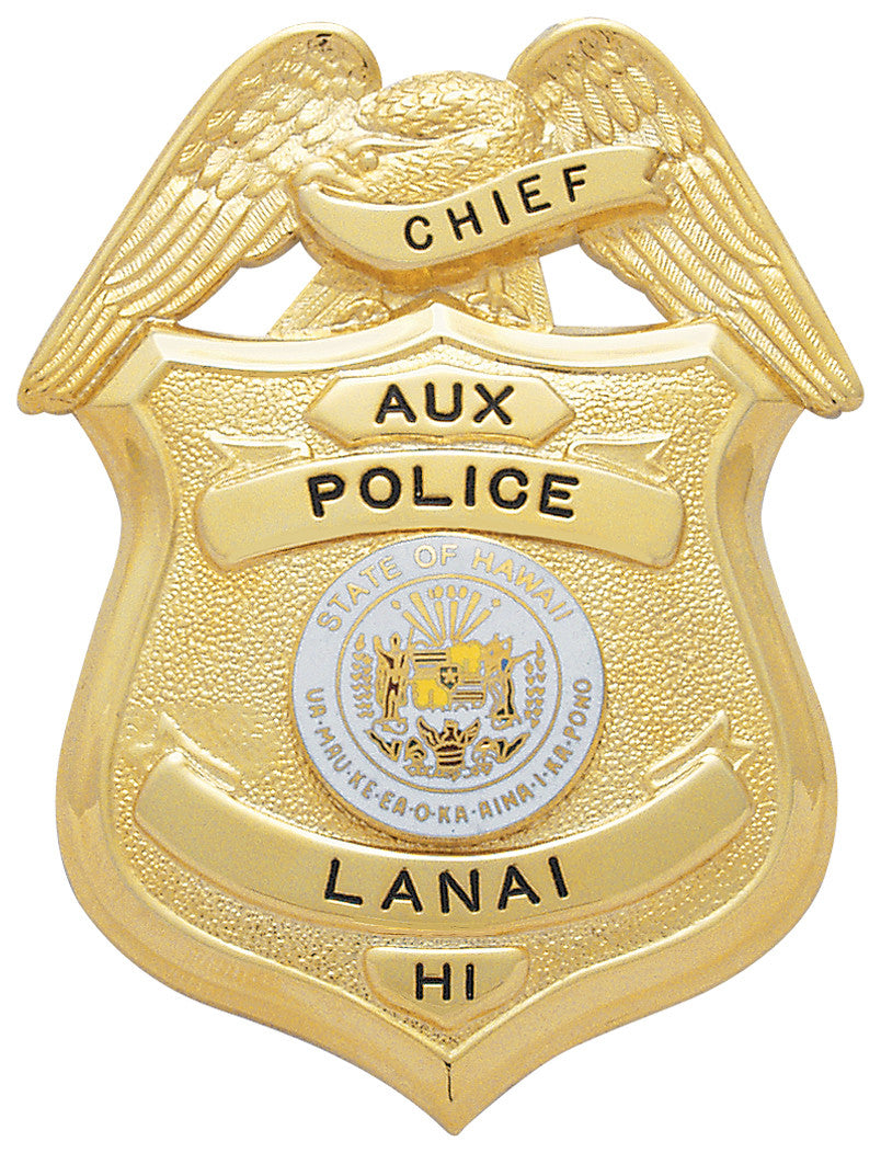 S157 - Custom Engraved Badge - Tophatter's Weapons'N'Deals Eagle Top - Tophatter Daily Deals