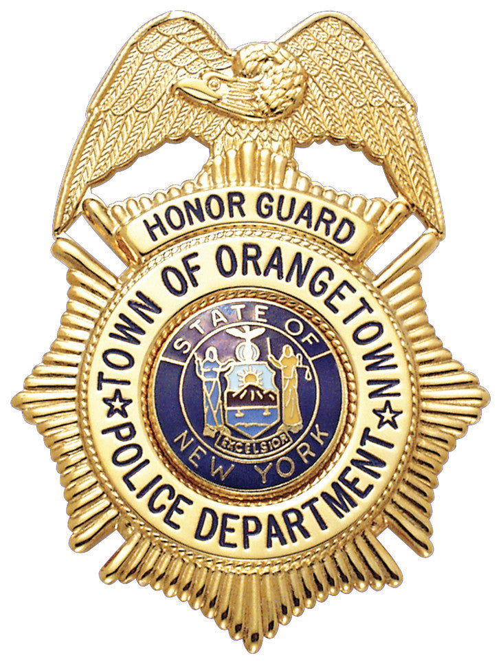 S158A - Custom Engraved Badge - Tophatter's Weapons'N'Deals Eagle Top - Tophatter Daily Deals