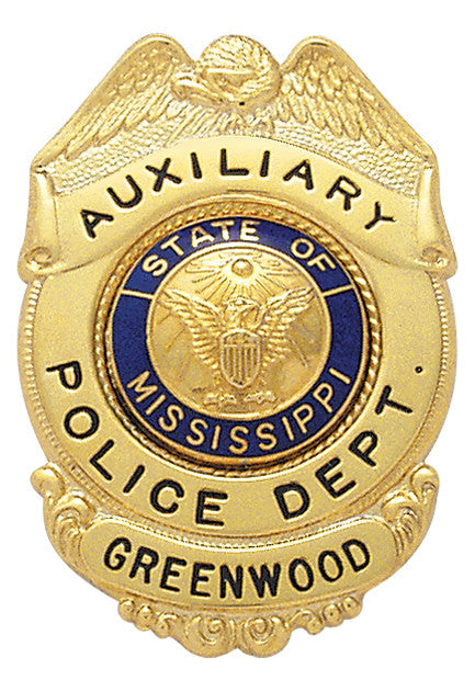 S159 - Custom Engraved Badge - Tophatter's Weapons'N'Deals Eagle Top - Tophatter Daily Deals