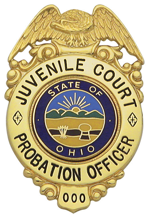 S164 - Custom Engraved Badge - Tophatter's Weapons'N'Deals Eagle Top - Tophatter Daily Deals