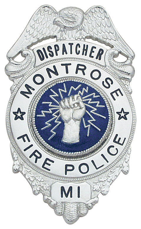 S167 - Custom Engraved Badge - Tophatter's Weapons'N'Deals Eagle Top - Tophatter Daily Deals