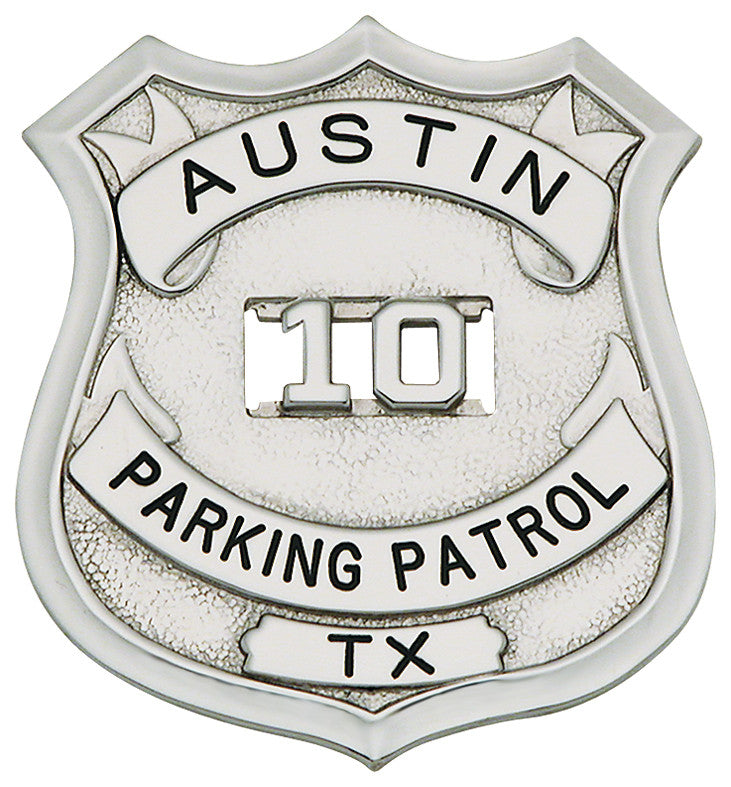 S171 - Custom Engraved Badge - Tophatter's Weapons'N'Deals Shield Style - Tophatter Daily Deals