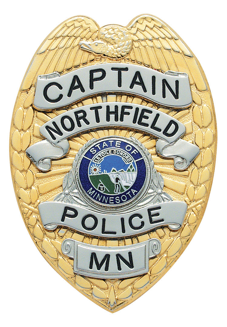 S18 - Custom Engraved Badge - Tophatter's Weapons'N'Deals Eagle Top - Tophatter Daily Deals