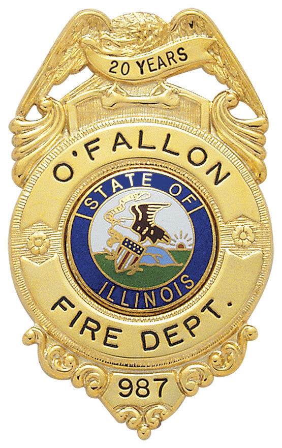 S187 - Custom Engraved Badge - Tophatter's Weapons'N'Deals Eagle Top - Tophatter Daily Deals