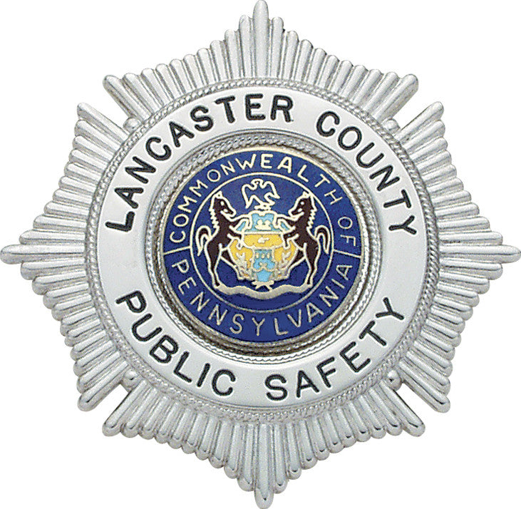 S191 - Custom Engraved Badge - Tophatter's Weapons'N'Deals Sunburst - Tophatter Daily Deals