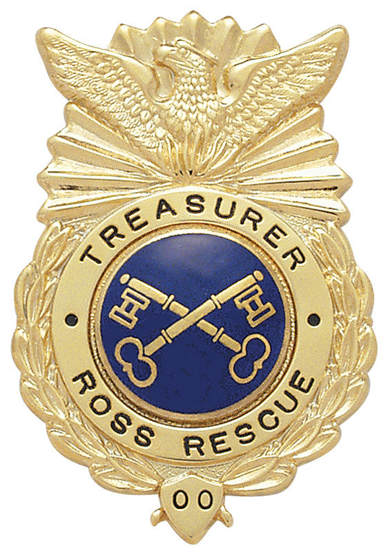 S199 - Custom Engraved Badge - Tophatter's Weapons'N'Deals Eagle Top - Tophatter Daily Deals