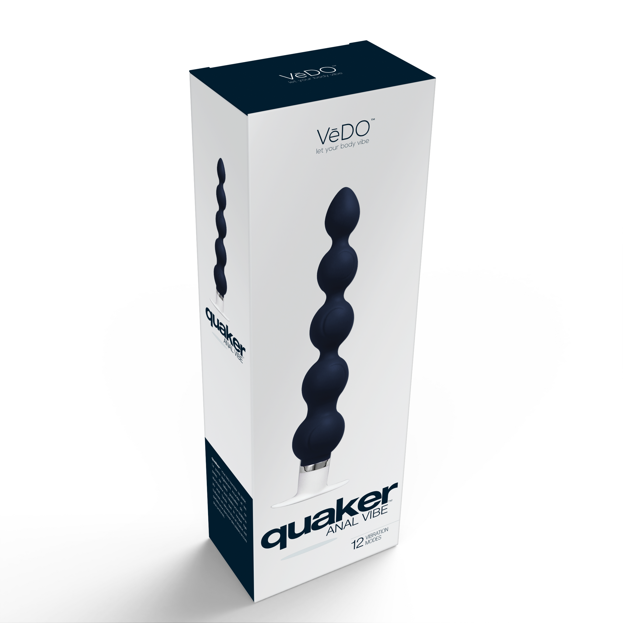 Quaker Anal Vibe (Black) – Silicone Anal Vibrator > Anal Range > Anal Probes - Tophatter Daily Deals