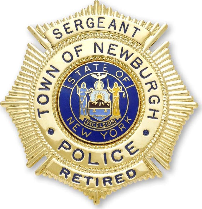 S206B - Custom Engraved Badge - Tophatter's Weapons'N'Deals Sunburst - Tophatter Daily Deals