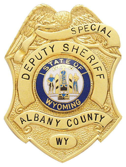 S207 - Custom Engaved Badge - Tophatter's Weapons'N'Deals Eagle Top - Tophatter Daily Deals