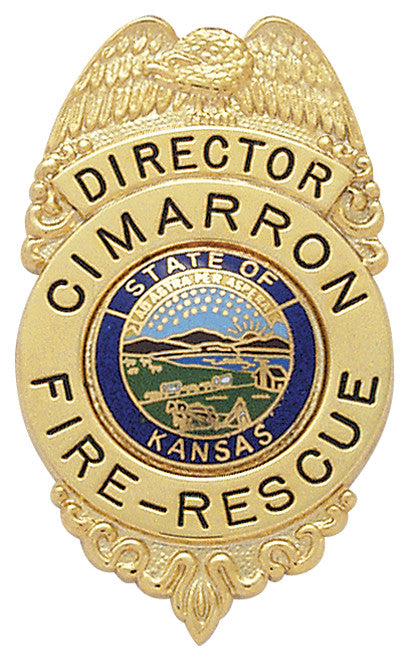 S211 - Custom Engraved Badge - Tophatter's Weapons'N'Deals Eagle Top - Tophatter Daily Deals