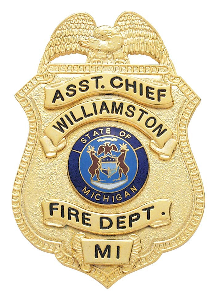 S22 - Custom Engraved Badge - Tophatter's Weapons'N'Deals Eagle Top - Tophatter Daily Deals