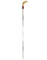 Custom RC Swords Brass Snake Handle Sword Cane – Mahogany Metal Shaft, 29" Blade Sword Canes - Tophatter Daily Deals