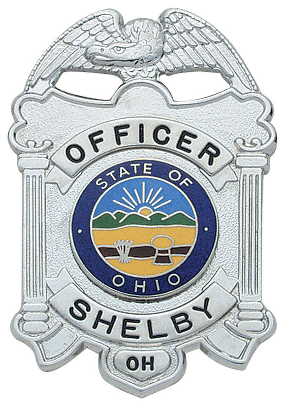 S230 - Custom Engraved Badge - Tophatter's Weapons'N'Deals Eagle Top - Tophatter Daily Deals