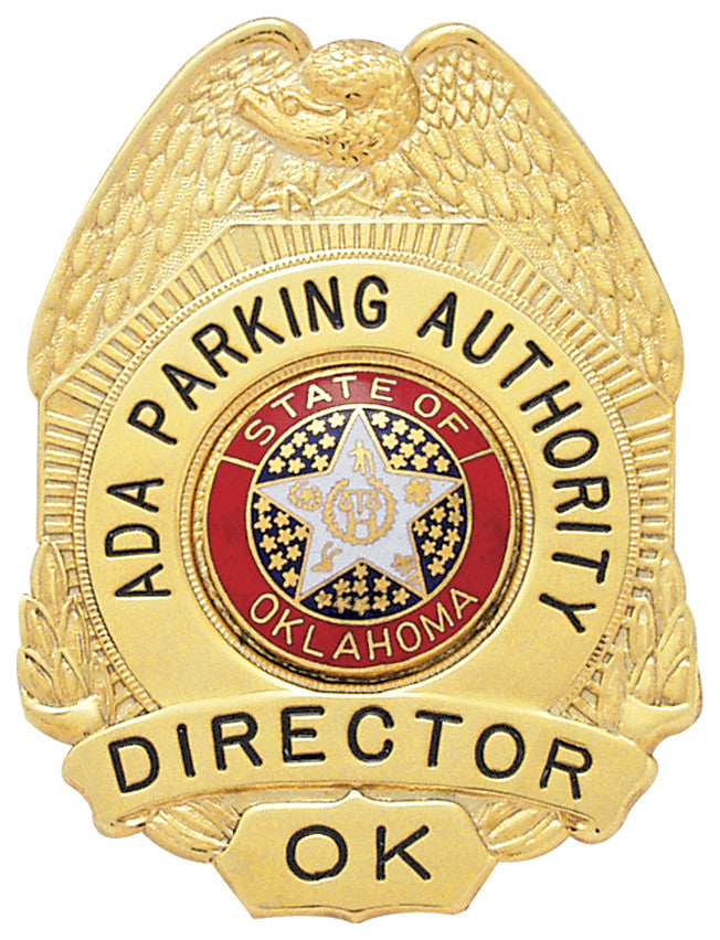 S231 - Custom Engraved Badge - Tophatter's Weapons'N'Deals Eagle Top - Tophatter Daily Deals