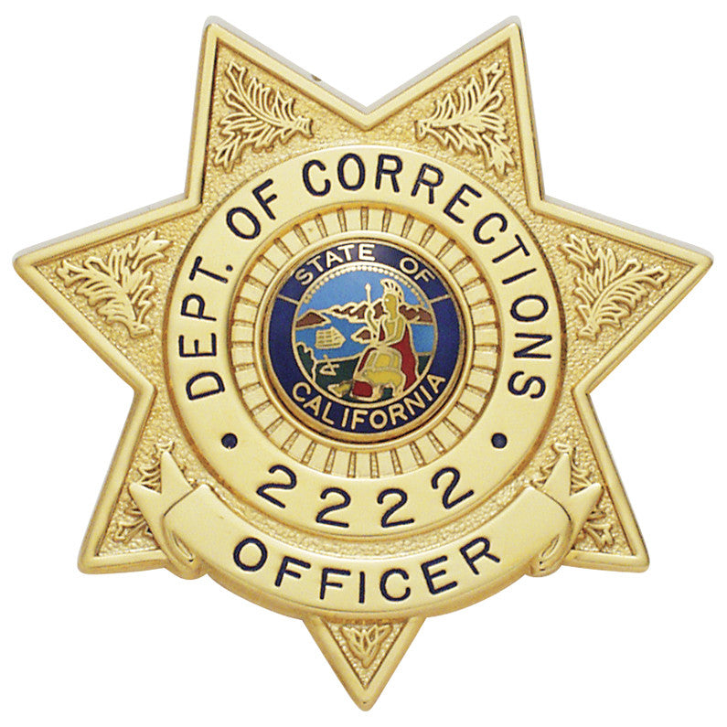 S243B - Custom Engraved Badge - Tophatter's Weapons'N'Deals Badges - Tophatter Daily Deals