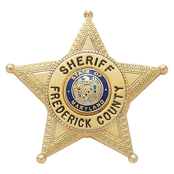 S247- Custom Engraved Badge - Tophatter's Weapons'N'Deals 5 Point Stars - Tophatter Daily Deals