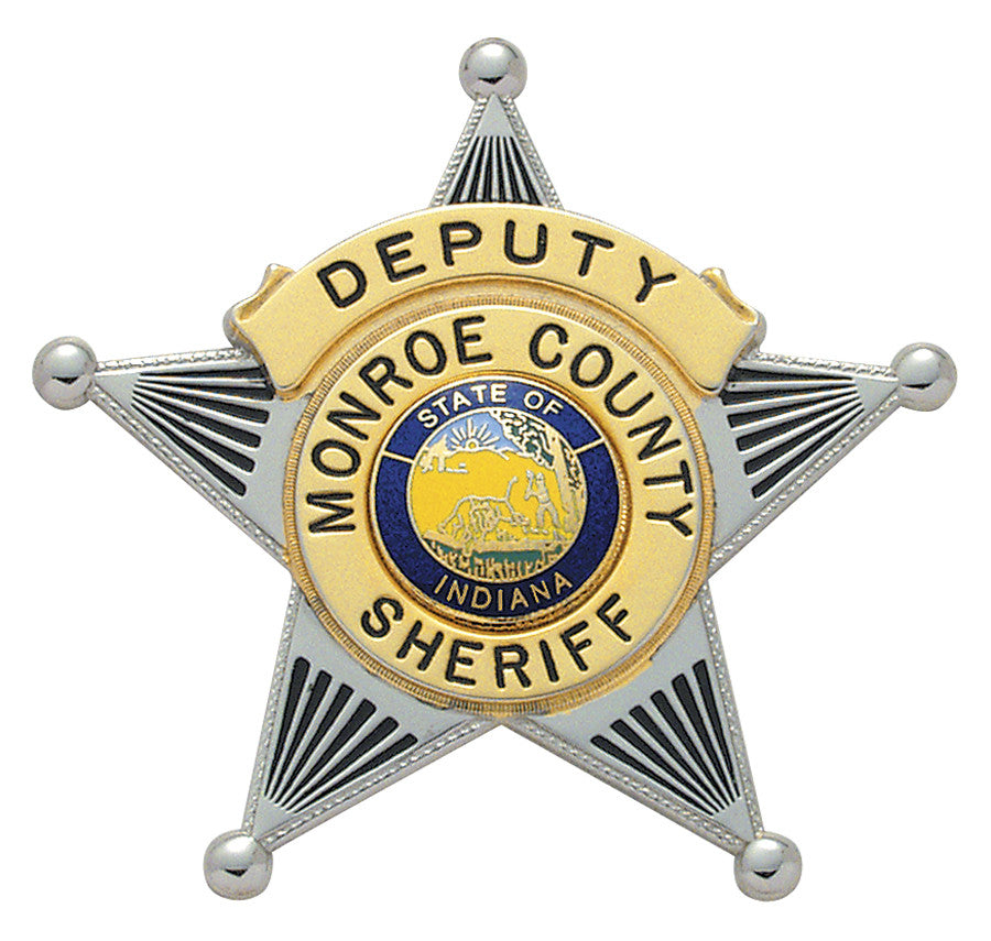 S261 - Custom Engraved Badge - Tophatter's Weapons'N'Deals 5 Point Stars - Tophatter Daily Deals