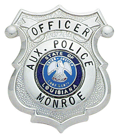 S271 - Custom Engraved Badge - Tophatter's Weapons'N'Deals Shield Style - Tophatter Daily Deals