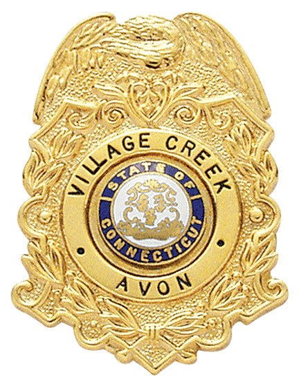 S272 - Custom Engaved Badge - Tophatter's Weapons'N'Deals Eagle Top - Tophatter Daily Deals