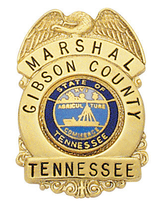 S284 - Custom Engraved Badge - Tophatter's Weapons'N'Deals Eagle Top - Tophatter Daily Deals