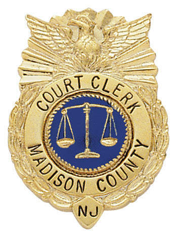 S291 - Custom Engraved Badge - Tophatter's Weapons'N'Deals Eagle Top - Tophatter Daily Deals