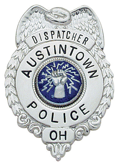 S296 - Custom Engraved Badge - Tophatter's Weapons'N'Deals Eagle Top - Tophatter Daily Deals