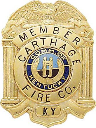 S298 - Custom Engraved Badge - Tophatter's Weapons'N'Deals Eagle Top - Tophatter Daily Deals