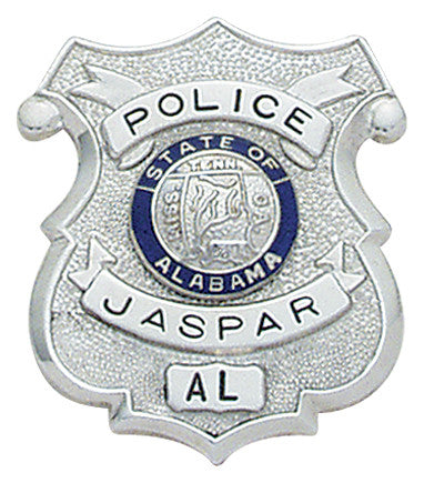 S301 - Custom Engraved Badge - Tophatter's Weapons'N'Deals Shield Style - Tophatter Daily Deals