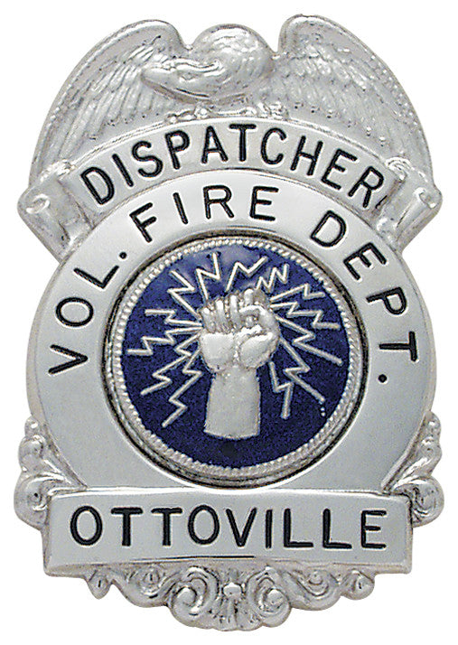 S32 - Custom Engraved Badge - Tophatter's Weapons'N'Deals Eagle Top - Tophatter Daily Deals