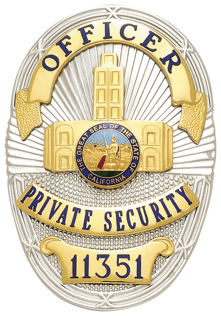 S36D - Custom Engraved Badge - Tophatter's Weapons'N'Deals Oval - Tophatter Daily Deals