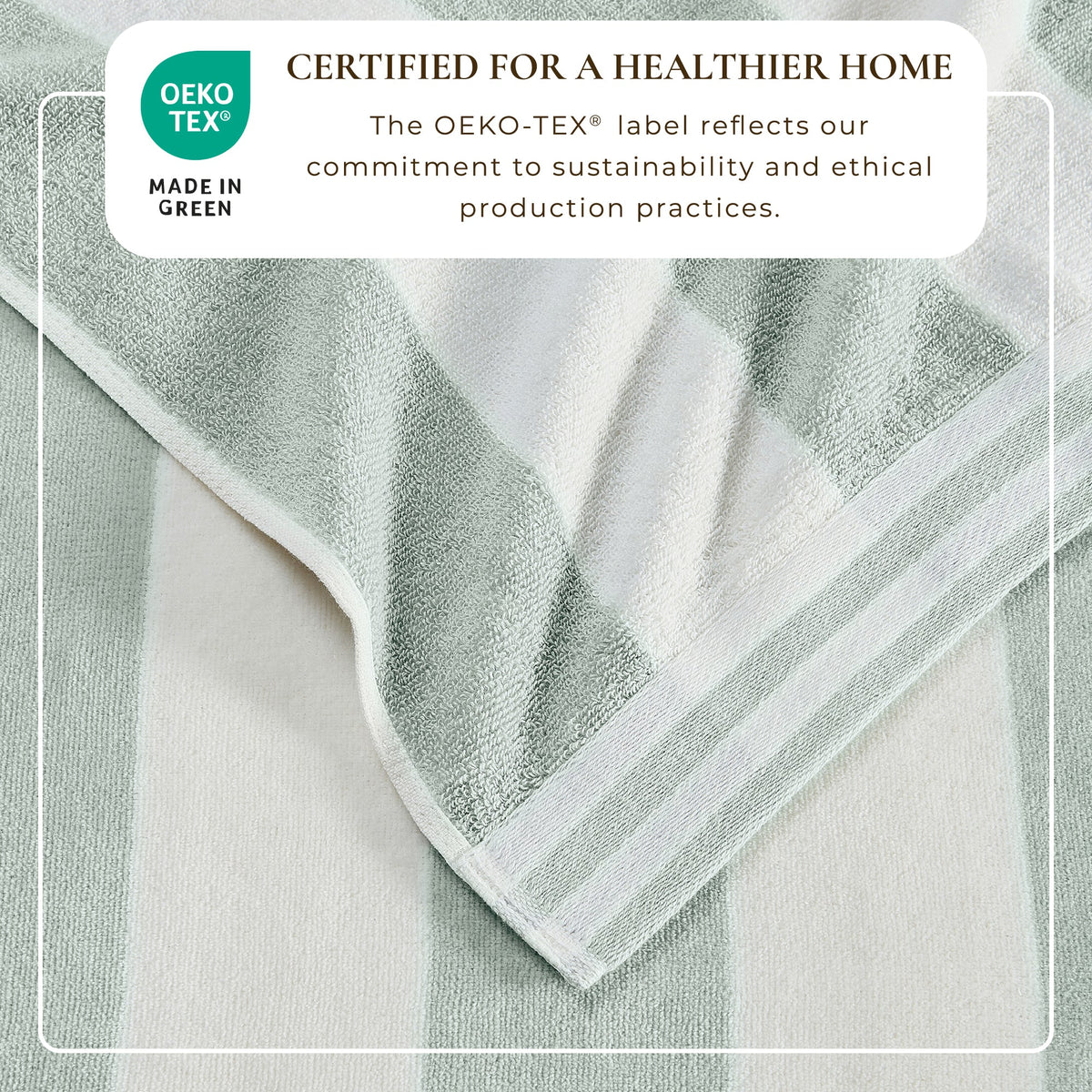 Striped Cabana Beach Towel - Edgartown Collection Bath - Tophatter Daily Deals