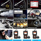 OBD2 Scanner with Colour Screen - Read and Clear Codes, Live Data and I/M Readiness Automotive - Tophatter Daily Deals
