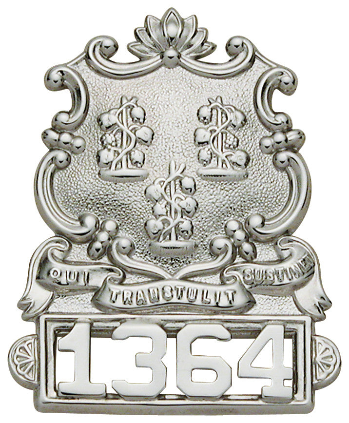 S40 - Custom Engraved Badge - Tophatter's Weapons'N'Deals More Badges - Tophatter Daily Deals